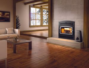 Valcourt: Lafayette II Wood Fireplace