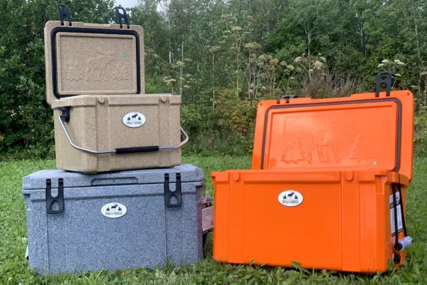 Chilly Moose coolers and drinkware on display